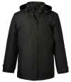 BK489 9200 Brook Taverner Midland Padded Raincoat Black colour image